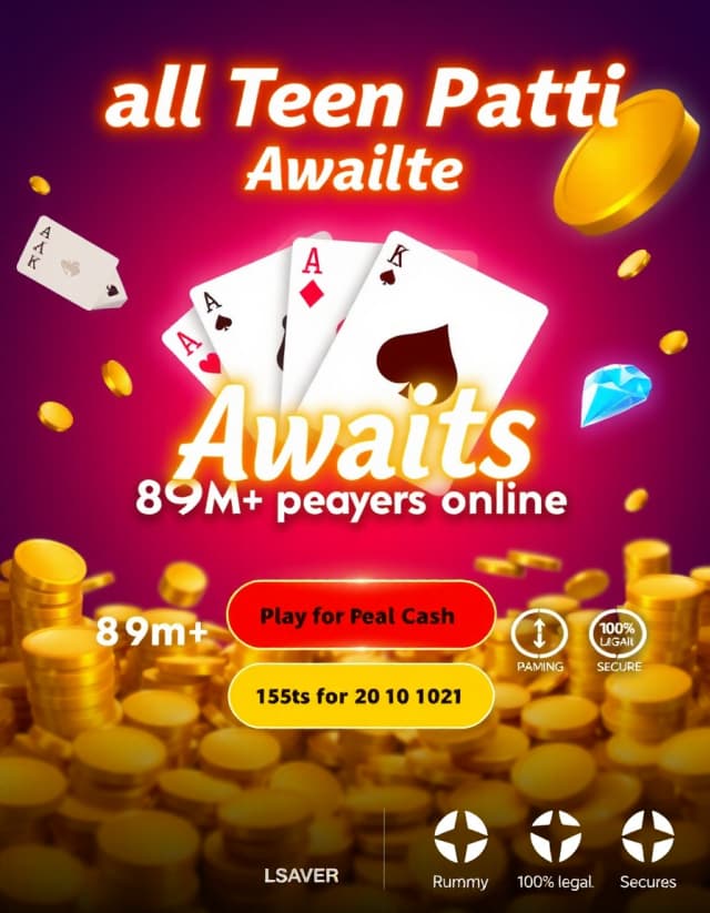 All Teen Patti Game Banner